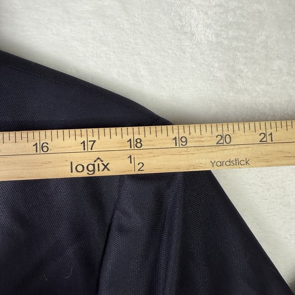 Banana Republic Blazer Mens 46R Reda Flexo Slim Fit Hopsack Navy Blue - Picture 12 of 15